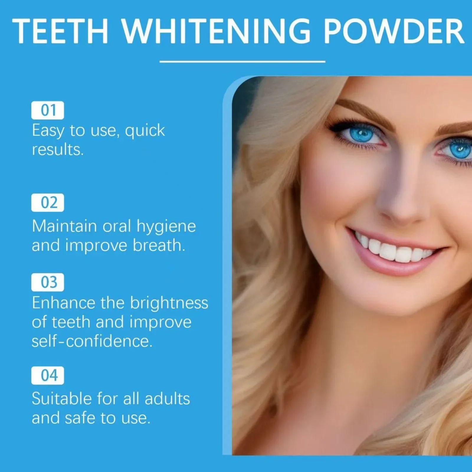 Teeth Powder Remove Plaque Stains Toothpaste Deep Cleaning Fresh Breath Oral Hygiene Dental Tools Teeth Care Toothpaste Powder