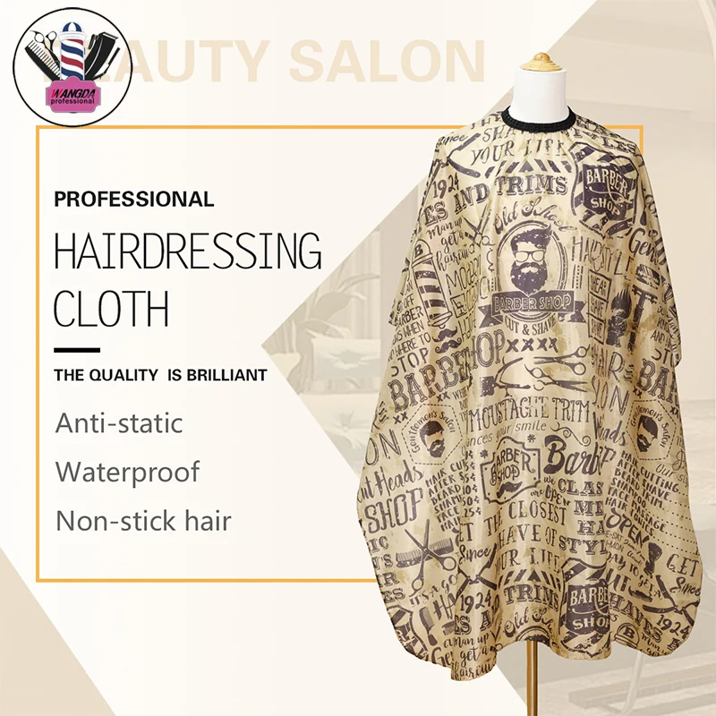 Professional Haircut Hairdresser Cape Salon Hairdressing Apron Waterproof Hair Cutting Shawl Barbershop Styling Accessories winter women real fur collar raccoon fur scarf men jackets luxury warm furry scarves high quality accessories natural fur shawl