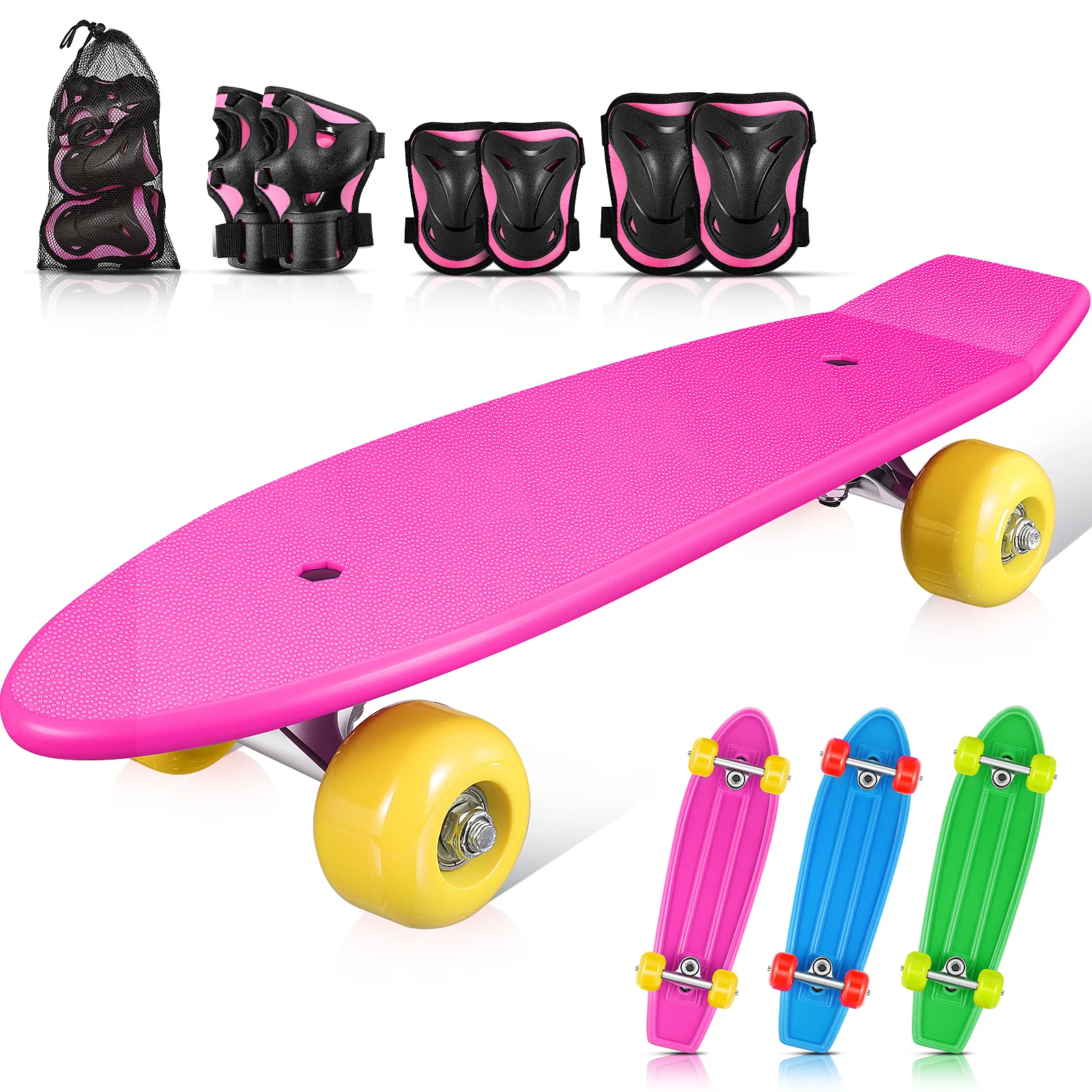 

Skateboard Street Skateboard Complete Longboard Skate Board for Boys Girls Beginners Overboard