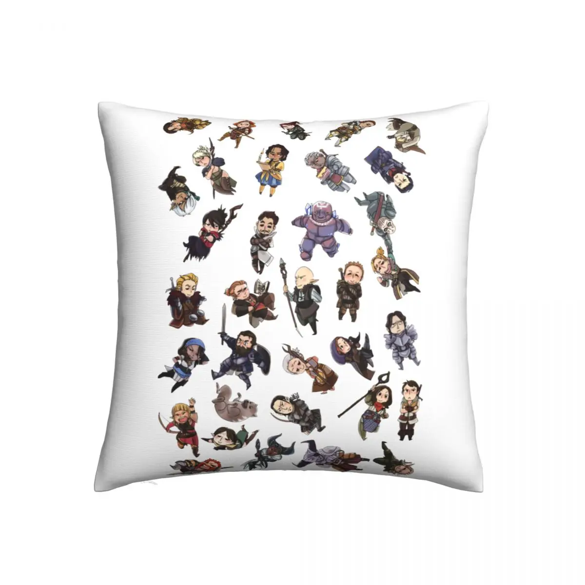 

Dragon Age Pillow Case Party Members Bedroom Zipper Pillowcase Spring Soft Polyester Cover 45x45cm