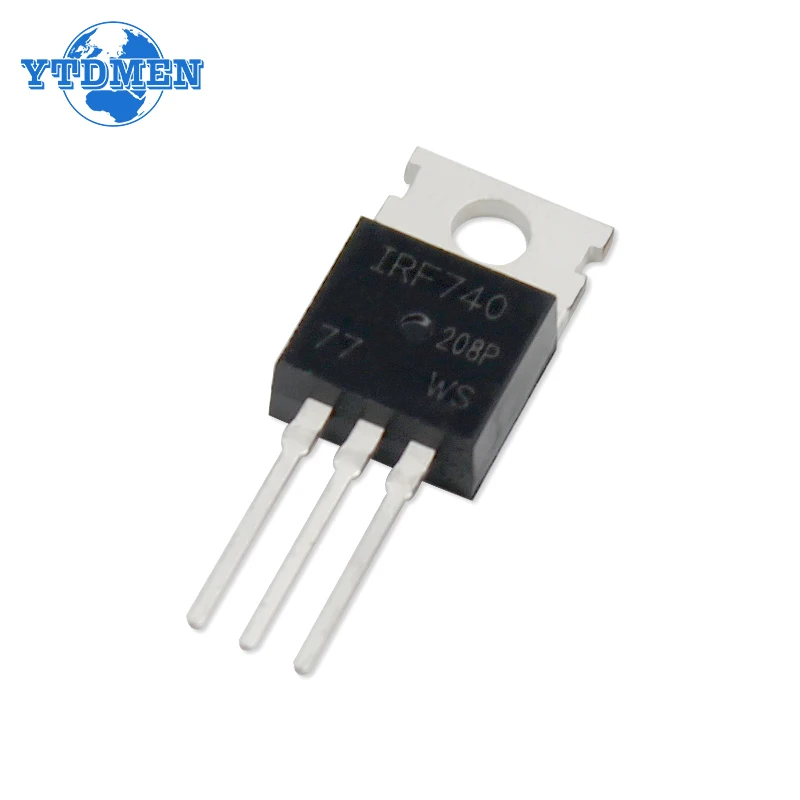 MOSFET Transistor Transistors Kit 5 PCS IRF740 Transistor IRF740PBF TO220 MOSFET 400V 10A TO-220 Field Transistors