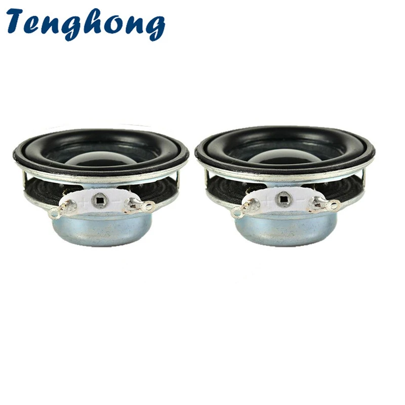 Tenghong 2pcs 40MM 4 Ohm 3W Full Range Speaker 16 Core PU Edge 1.5 Inch Mini Portable Audio Home Theater Sound Music Loudspeaker