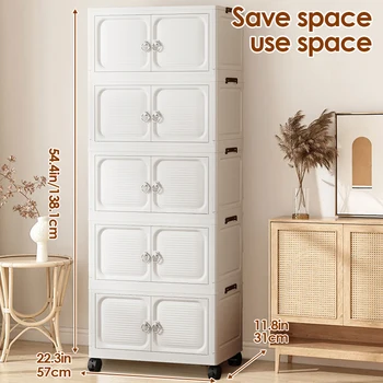 Multi-Layer Folding Storage Cabinet 1
