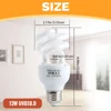 5.0 10.0 15.0 UVB Reptile Lamp 13W /26W UV Rays Energy Saving Terrarium Basking Light Turtle Lizard Snake Reptiles Heating Lamps 6