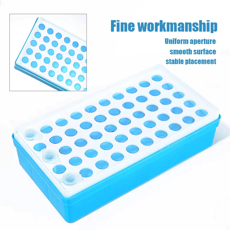 32/72/100Holes 1.5/5ML Container Tubes Boxes Plastic Holder Storage Sampling Case Bottle Lab Plastic Centrifuge Tube Storage Box plastic test tubes centrifuge tube