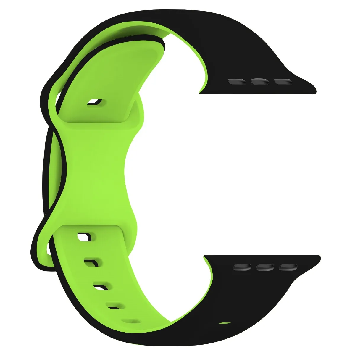 Cinturino per iWatch 42/44/45/49mm 38/40/41mm Cinturino sportivo in silicone alla moda per orologi serie Ultra2 Se 9/8/7/6/5/4/3_voghion.com