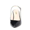 Daily all-match Sandal Shoes Pointed High Heels Large Size Pumps New 6cm Low Casual Back Empty Buckle Red Wedding shoes 3