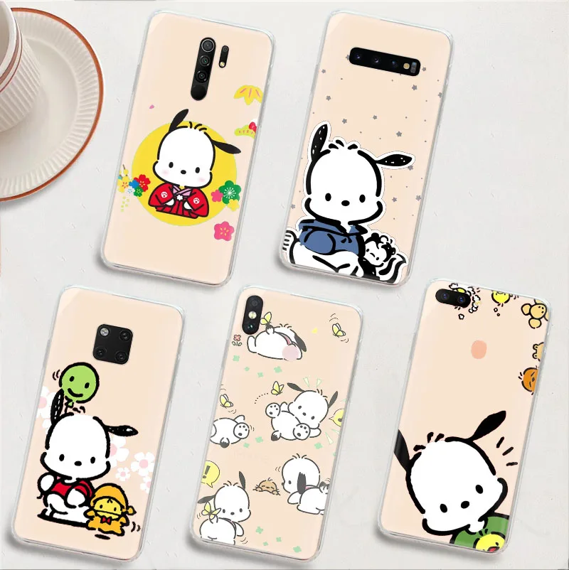 Lk13 Pochacco Custodia Trasparente Scavata Per Moto Edge 20 Fusion One Action Zoom Vision Plus Hyper 5G Ace Lite S30 Pro