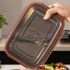 WORTHBUY Large Capacity Food Fresh-keeping Box 304 Stainless Steel Food Storage Container Fridge Sealed Food Preservation Box 4