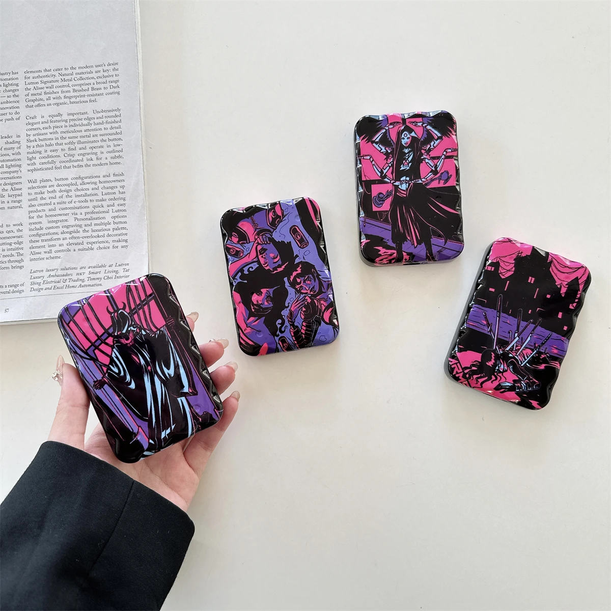 Shadow Appearance Case for iPhone External Battery