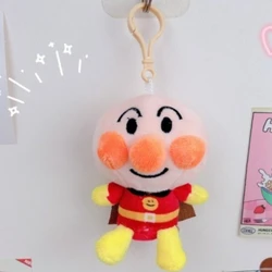 Anpanman Jam's Uncle Shokupanman Cute Cartoon Doll Keychain - Student Backpack Ornament Gift Wholesale (Anpanman)