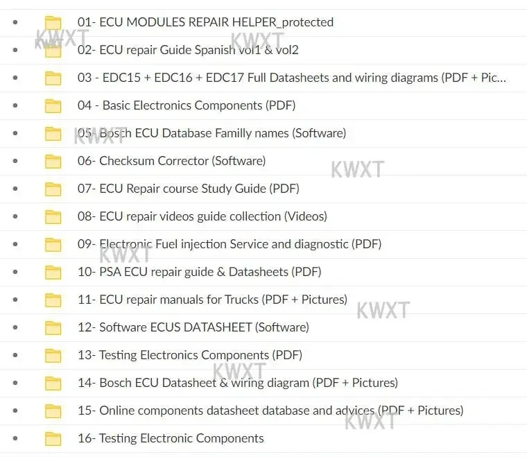 ECUs Programming ECU Repair Training Course Guide Package  Ecus Program  Ecm Repair  File Package with Images + IMMO OFF_pack 5