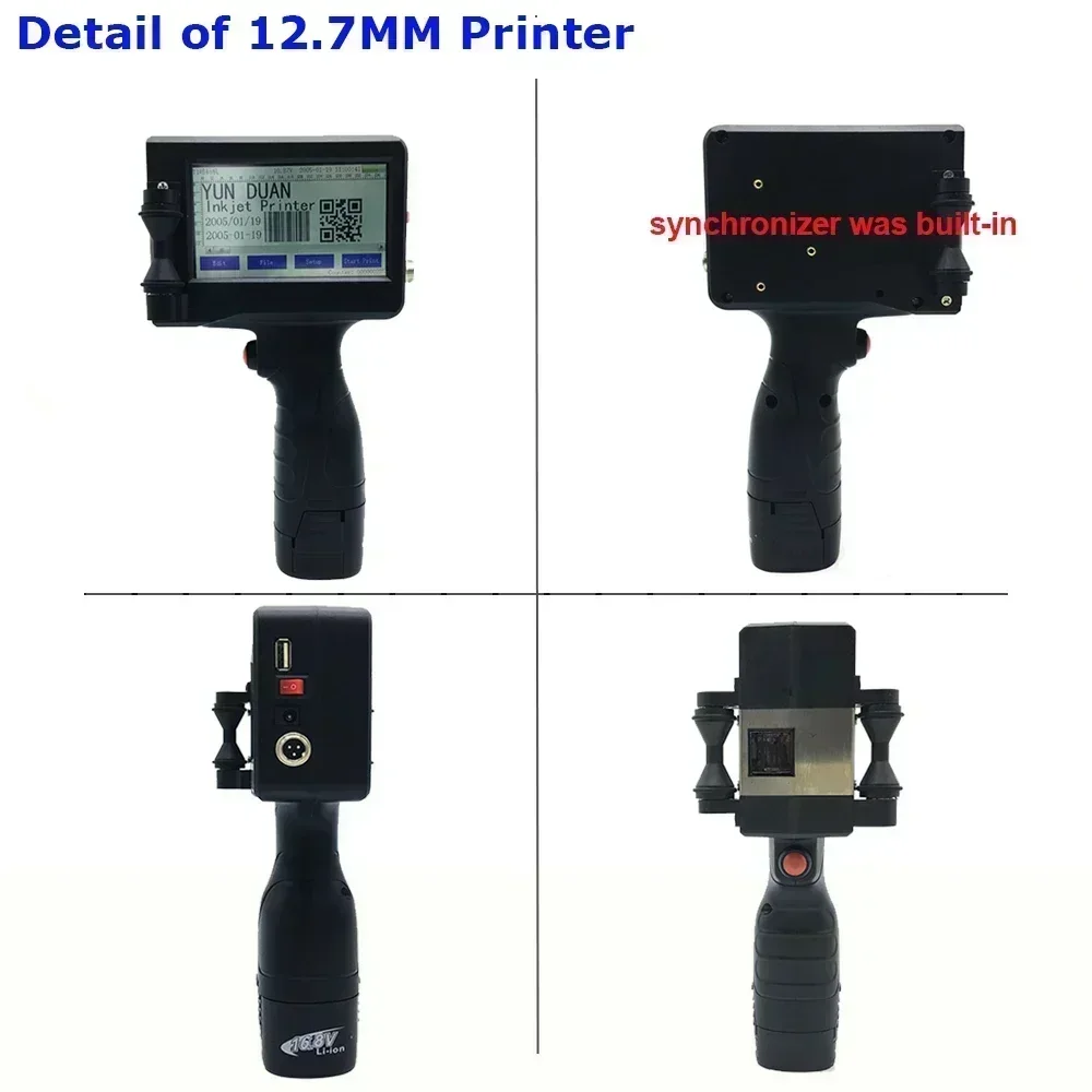 600PI LED Touch Handheld Inkjet Printer Smart Date QR Coder Ink Coding Machine P 1359414