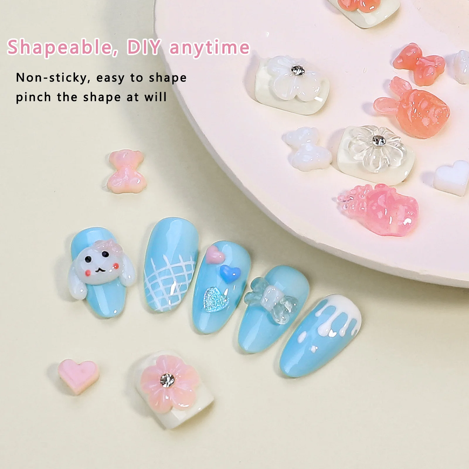Nail Art Extension Glue Solid Non-Stick Carving Shape Paper-Free Holder Quickly Patch Manicure Nails Polish Base Uv Wipe Gel Top gel nail polish,gel nail tools,gel nail art set,gel nail varnish