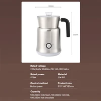 Electric Automatic Hot Cold Milk Frother Foamer Bubble Mixer Latte Warmer Cup Fancy Coffee Cappuccino Heater Chocolates Melter 2