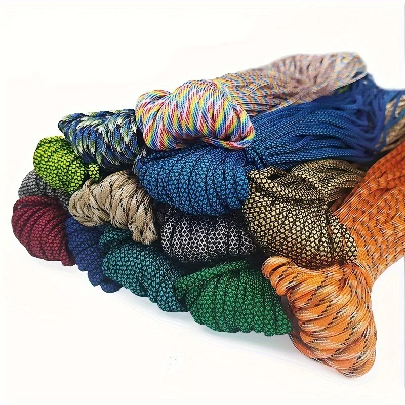 4mm7 core umbrella rope DIY color woven rope necklace jewelry handmade bracelet woven handmade cord hot style Handmade Rope Jewelry