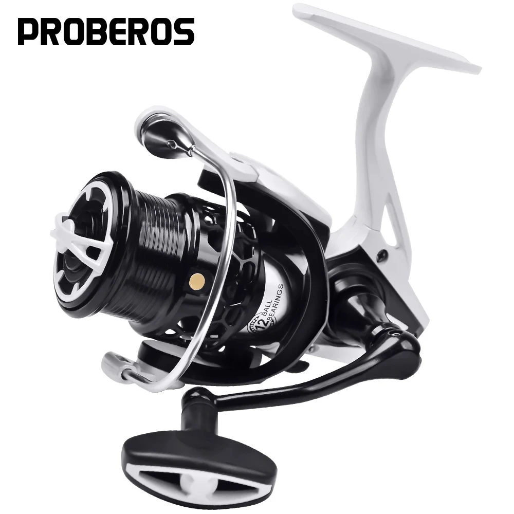 

PROBEROS Spinning Reel With Extra Spool 2500-3000 Series Water Proof Fishing Reel Left&Right Handle Inter-changeable Wheel Pesca