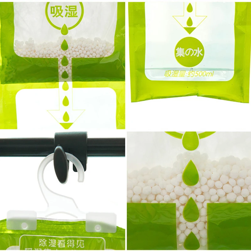 Moisture Household Wardrobe Absorbent Bag Family Use Hanging Drying Agent Dehumidifier Bags New