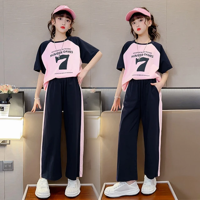 Girls Clothes Set Children Casual Suit 6 8 10 12 Years Kids Fashion Clothes  Teens Sweatershirt + Trousers 2pcs Set Fall Outfits - Children's Sets -  AliExpress