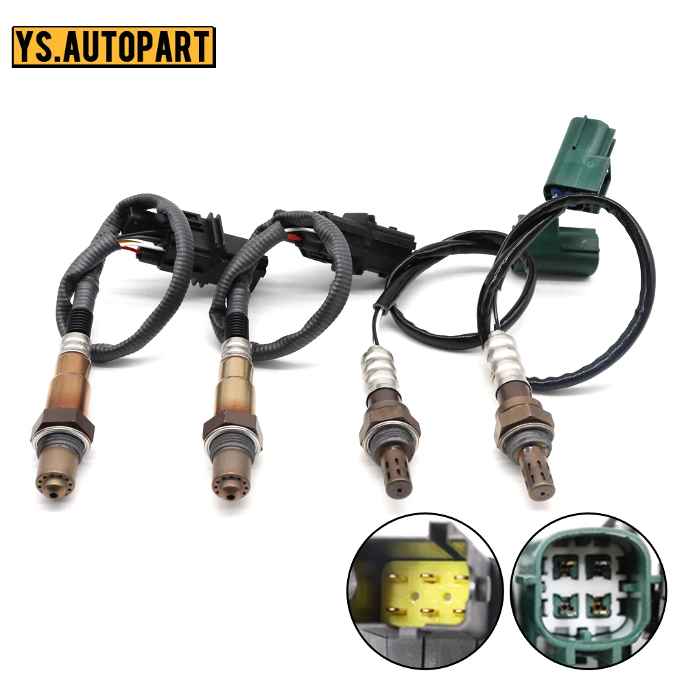 

4PCS 234-5060 234-4835 Up+Down Air Fuel Ratio Lambda O2 Oxygen Sensor For Infiniti QX56 for Nissan Titan Armada Pathfinder 5.6L