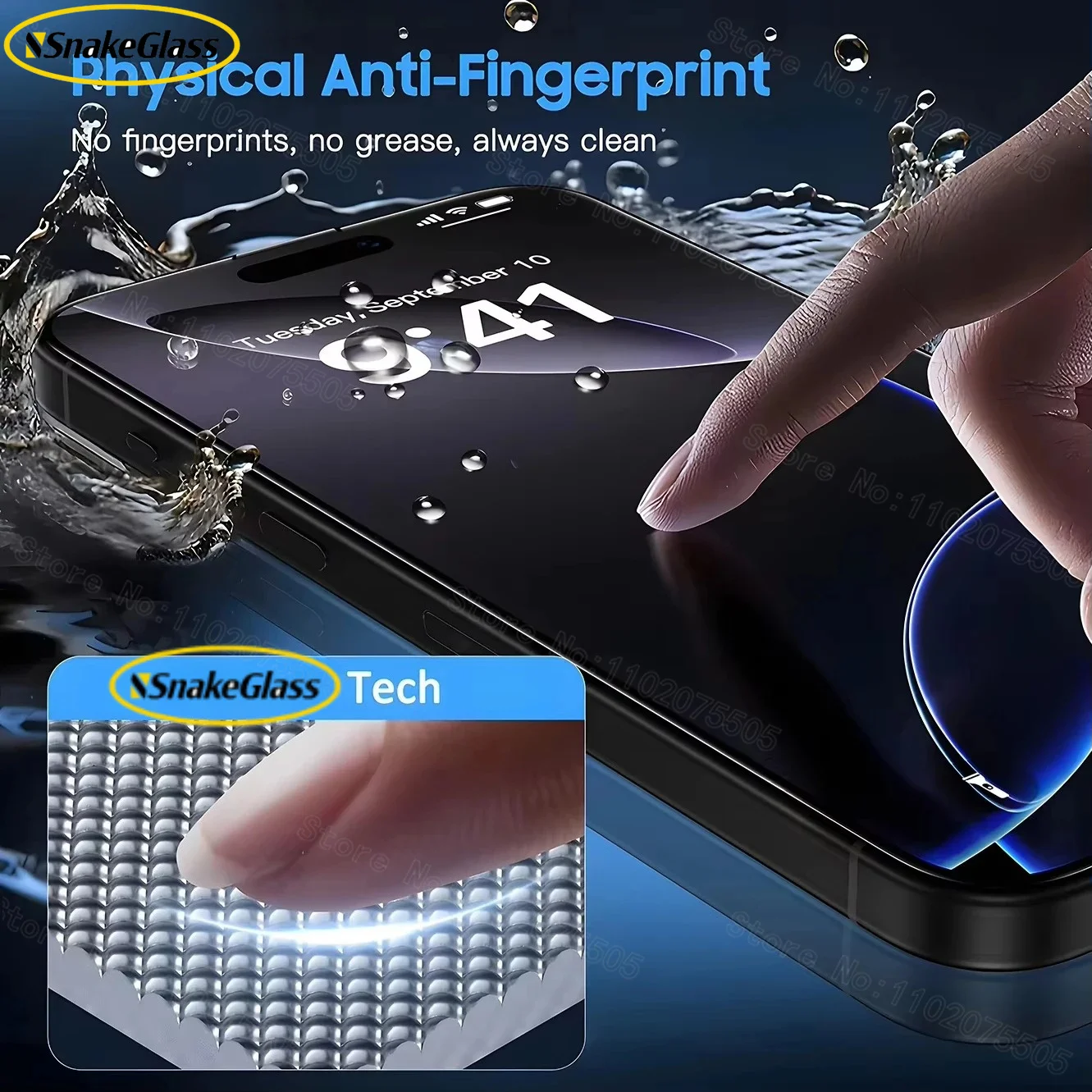 Ultra Privacy Tempered Glass Screen Protector with Anti-Spy and Dust-Free Technology
