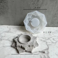 Lotus Flower Silicone Mold for DIY Crafting and Candle Holder Making (Lotus)