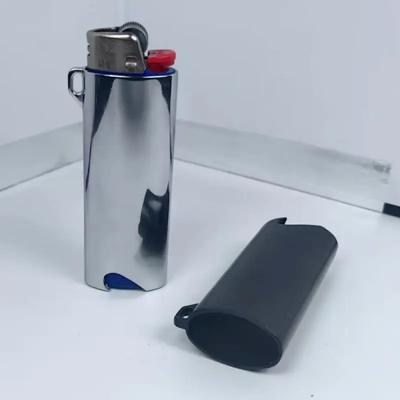 New Metal Lighter Case Cover Holder For Bic J6 Lighters Multifunctional Bottle Opener Lighters Case Sleeve