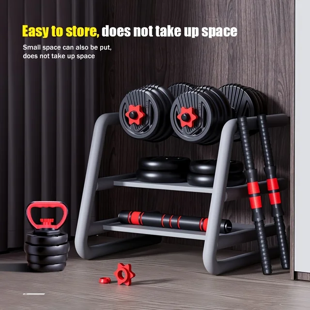 4-in-1 Adjustable Dumbbell Set 4