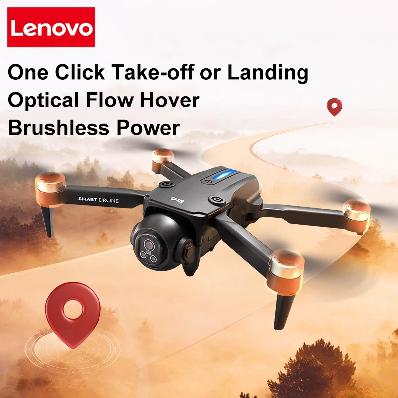 Drone D18 4K HD avec Caméra - Quadricoptère Plie