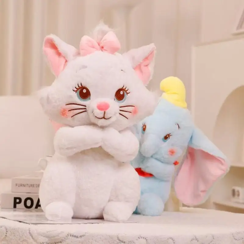 Large Size Disney Marie Cat Plush Doll Dumbo Stuffed Plush Throw Pillow Kawaii Plush Toys Gifts For Children 2