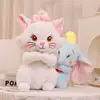 Large Size Disney Marie Cat Plush Doll Dumbo Stuffed Plush Throw Pillow Kawaii Plush Toys Gifts For Children 2