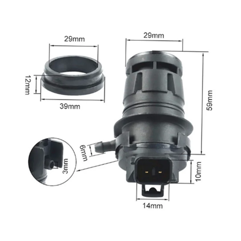 Windshield washing machine motor pump 85330-60190 85330-60180 85330-60160 85330-47010 85330-21010 85330-AE010