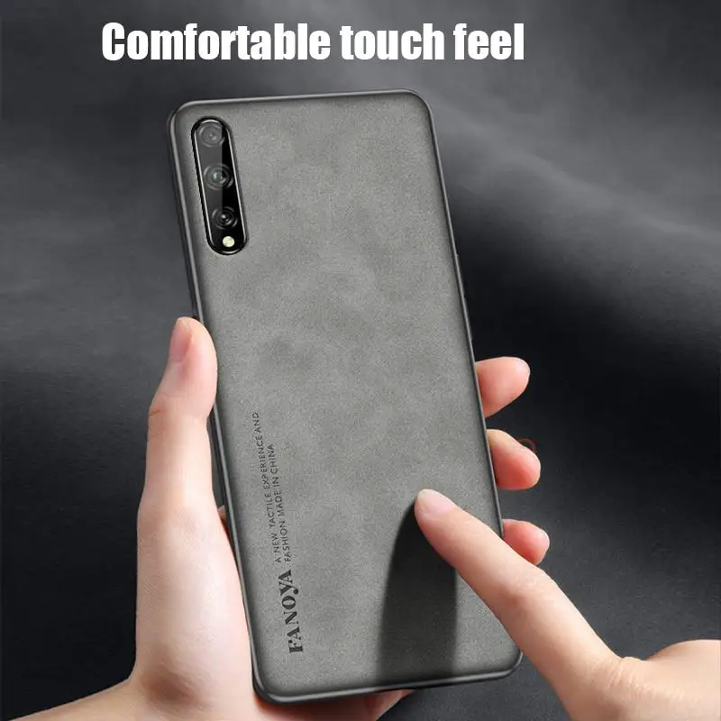 Luxury Sheepskin Leather Phone Case - Premium Men's Back Cover
