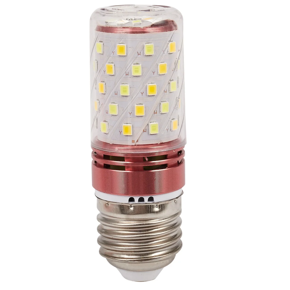 BAAU 6X 3 Color Temperatures Integrated SMD LED Corn Lamp E27 AC85V-265V Warm White High Light Energy Conservation 12W