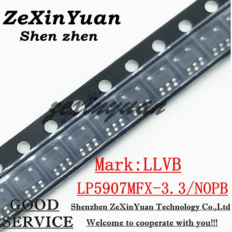 

20 шт./лот LP5907MFX-3.3/NOPB LP5907MFX-3.3 LP5907MFX LP5907 LLVB IC REG LDO 3,3 В 0,25 А SOT23-5