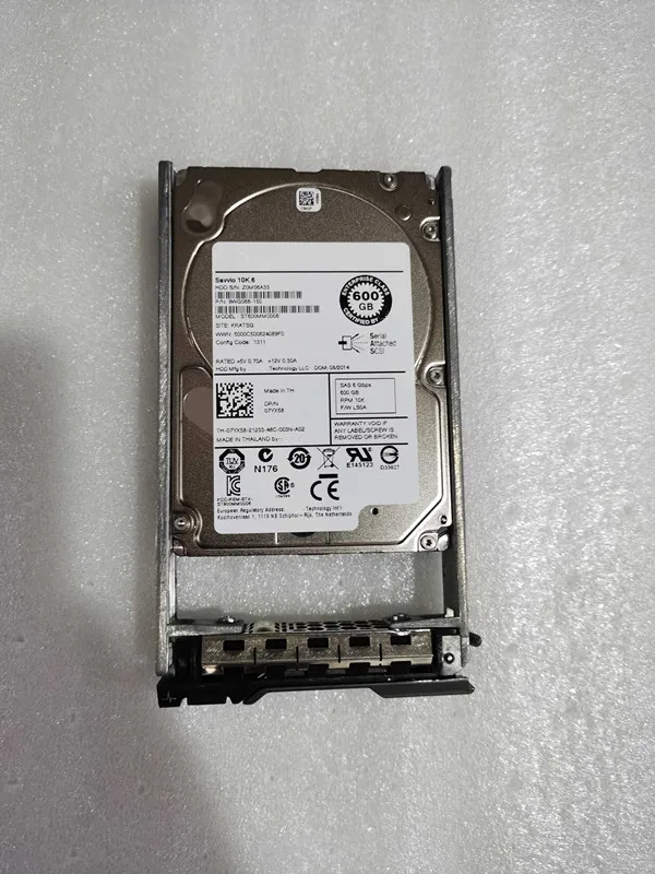 

Жесткий диск 7YX58 07YX58 600GB 10K 2,5 "SAS 6Gbps ST600MM0006 HDD
