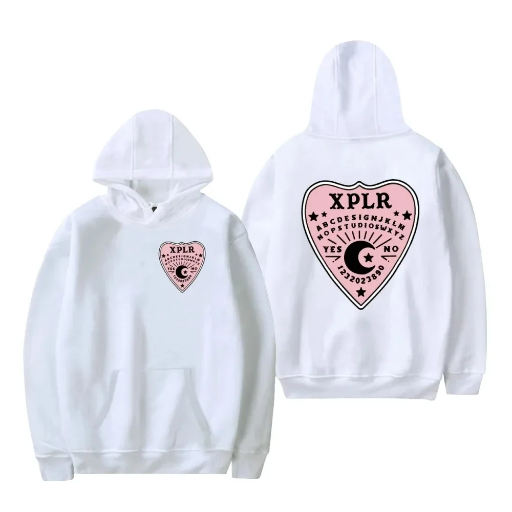 Sam and Colby XPLR Men's and Women's Hooded Sweatshirt Long sleeved Hooded Sweatshirt Warm Street Clothing Winter Top 2