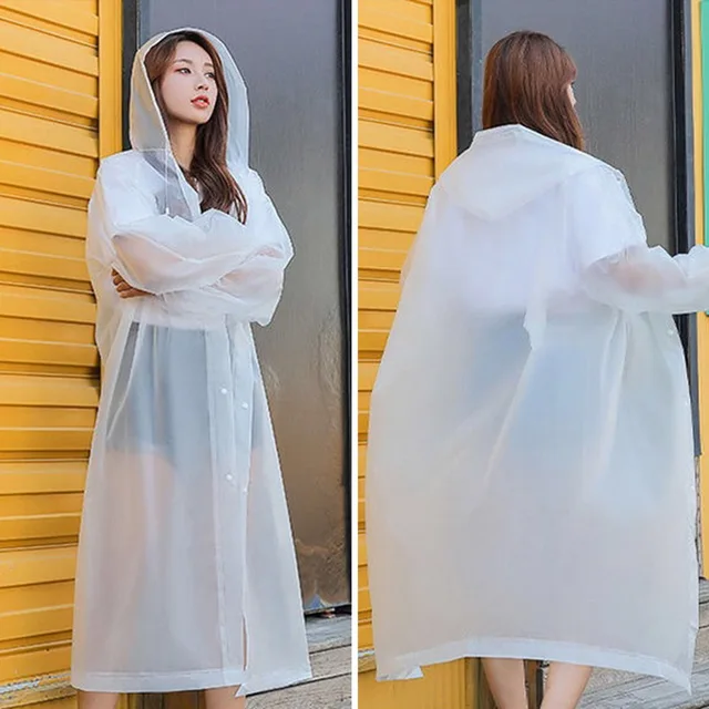 Esőkabát Női Férfiak Áthatolhatatlan Vastagított Vízálló Turizmus Kültéri Túrázás Eső Poncsó Kapucnis