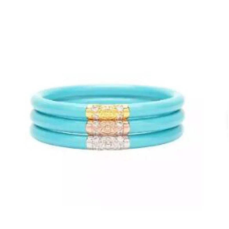 1PC Temple Tibetan Buddha Girl Bracelets Silicone Jelly Bangle Bracelet for Women Rhinestone Bracelet Jewelry 6