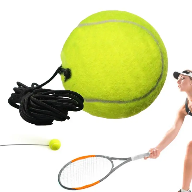 

Solo Tennis Ball With String Solo Tennis Training Equipment For Self-Practice Tennis Trainer Balls With String Portable Tennis