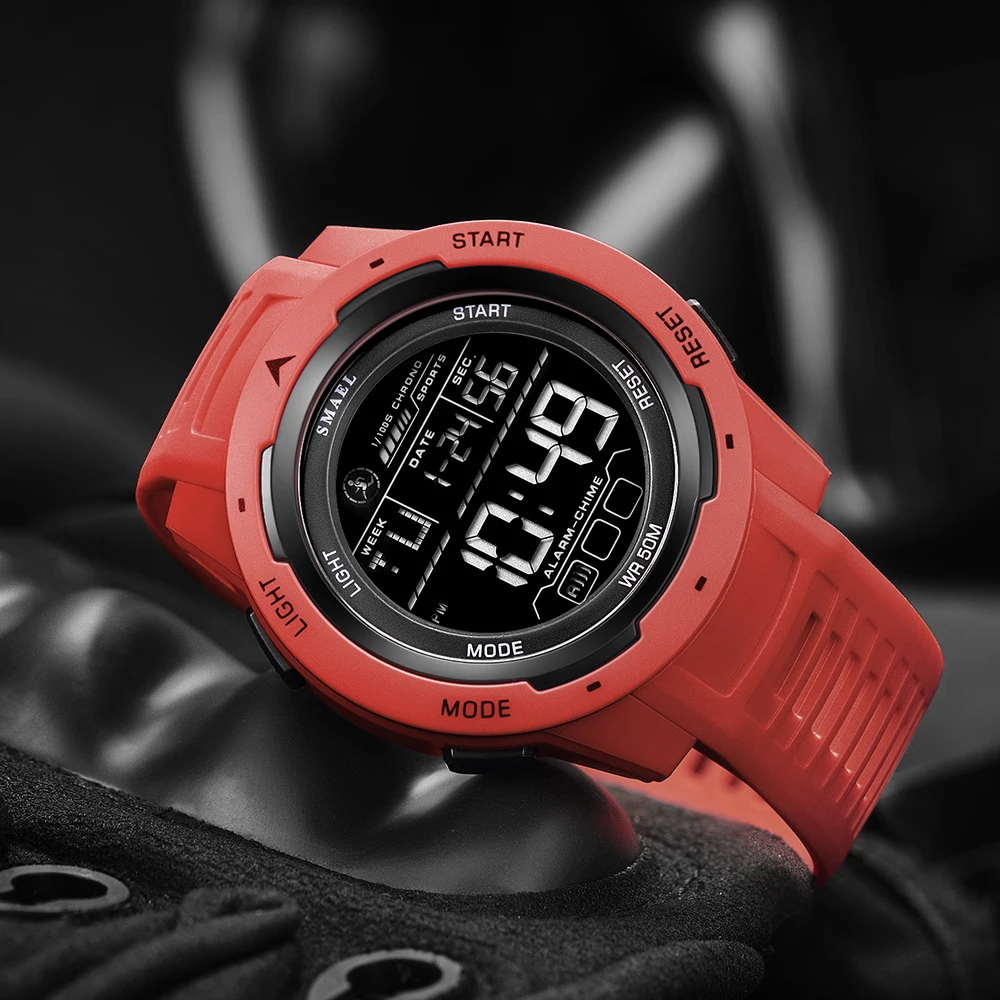 Military Watch Men Sports Watches Digital LED 50M Wateproof 8105C S Shock Resistant Military Watches Amry Men's Wristwatches sports watches