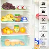 4PCS Waterproof Refrigerator Liner Mat Washable Cabinet Drawer Placemats 6