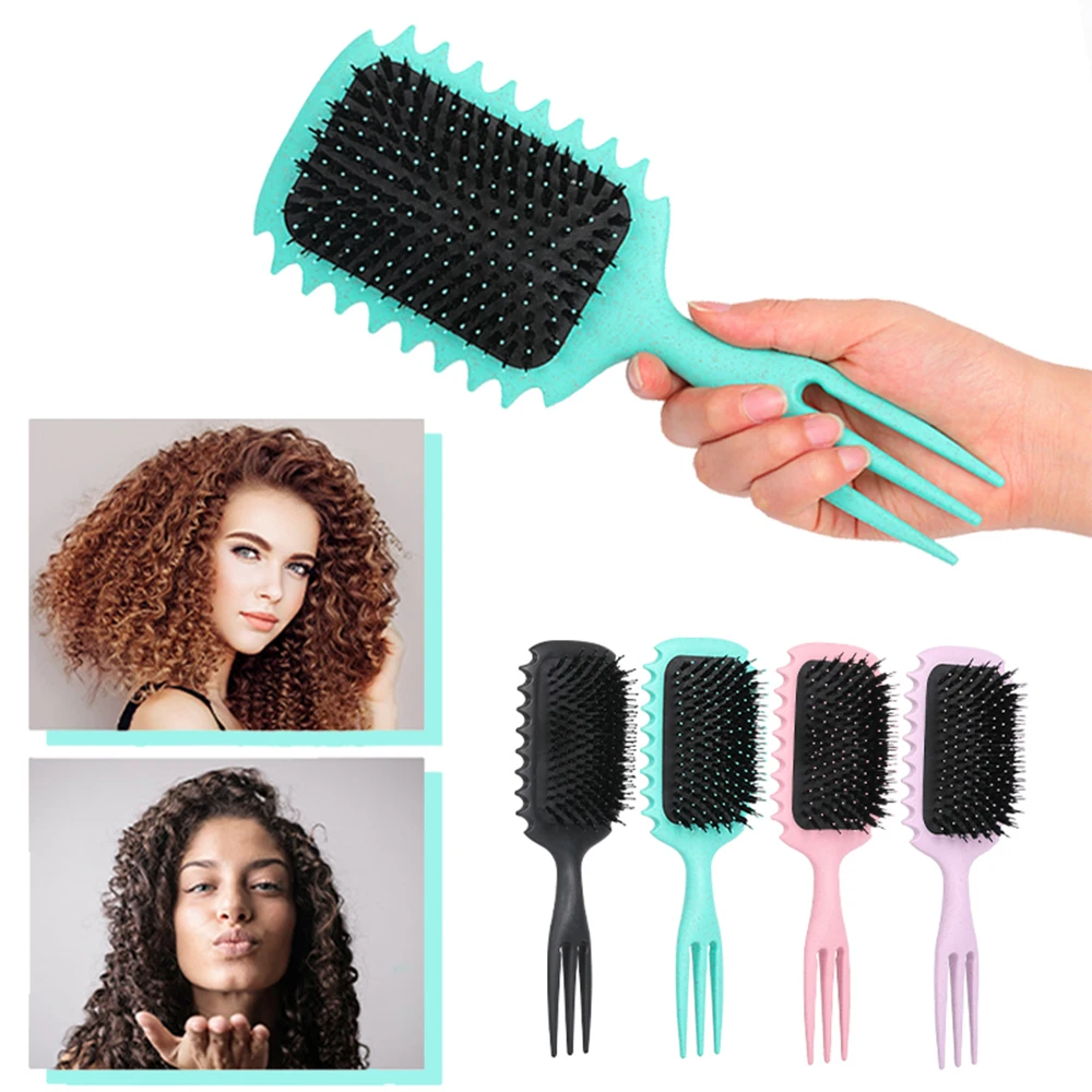 Curl Brush For Curly Hair Wet  The New Curly Brush For 2024 Home Travel Use Two In One 5