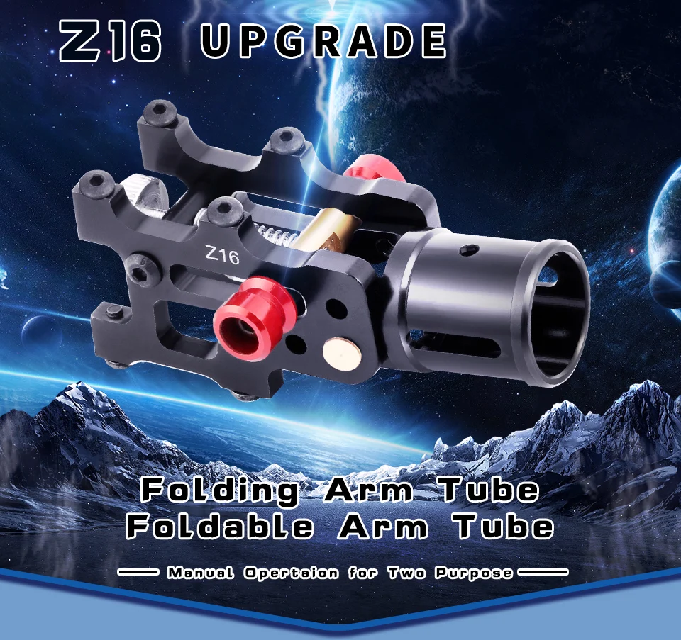 Z16 CNC Aluminium Folding Arm Rohr Joint DIY für Dia 16mm Automatische Auto RC Quadcopter Hexacopter Multirotor – Detail 16