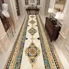 Classical European Lobby Long Hallway Stairs Luxury Carpet Hall Entrance Home Decor Corridor Aisle Runner Customable Wedding Rug 1