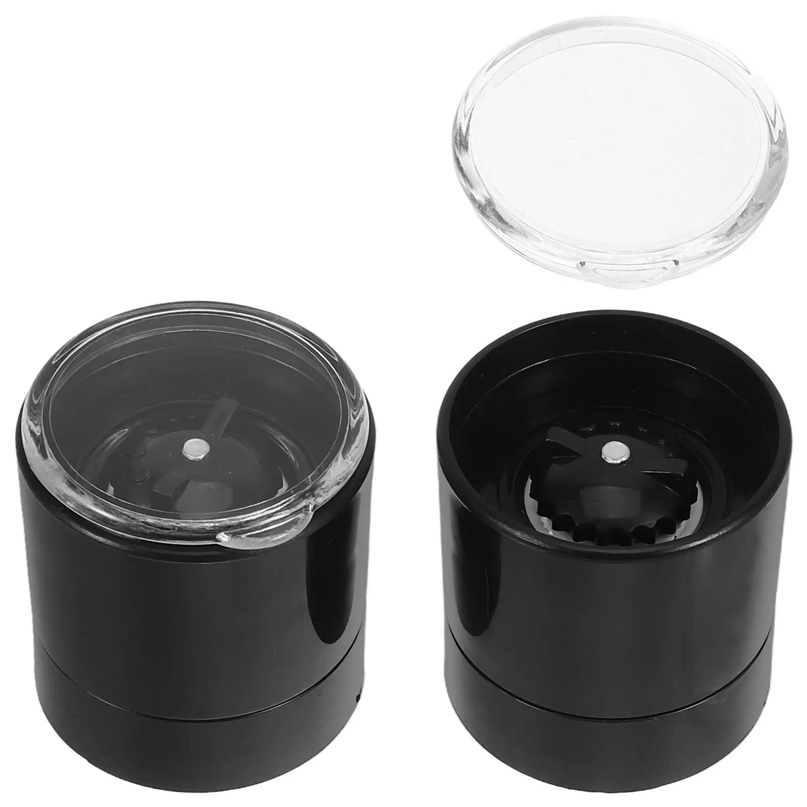 Grinder Kitchen Top Covers Cap Stainless Steel Mill Caps Pepper Salt Grinders Lid Manual Grinder Pepper Shaker Sea Salt Shaker