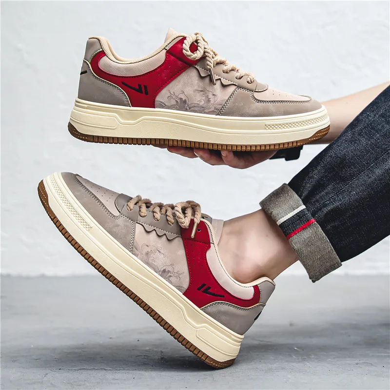 Men Skateboarding Shoes Canvas Comfortable Vulcanized Shoes All-match Men Casual Sneakers Fashion Student Shoes Male 5