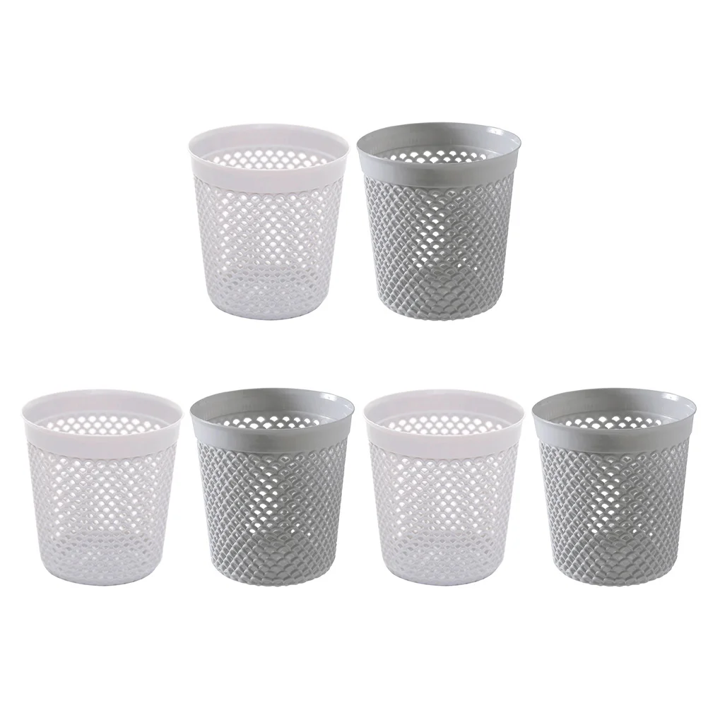 

6 Pcs Stationery Storage Container Hollow Pen Basket Office Basket Penholder