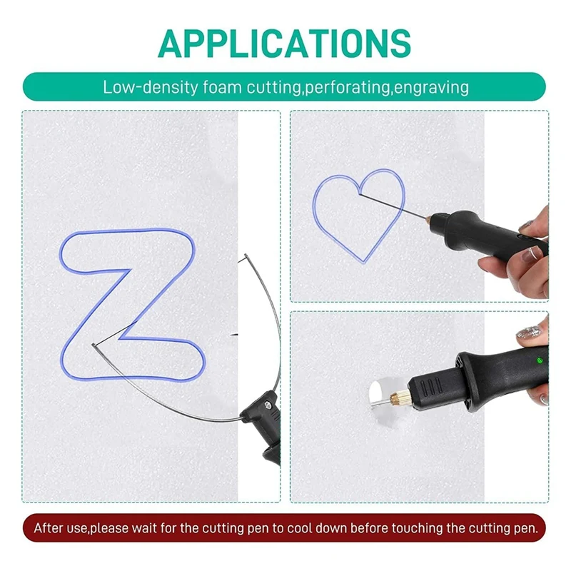 New 5-In-1 Hot Foam Cutterfoam Cutter Machine Pen Tools Kit With 110-240V/0-28W Digital Voltage Controller Electric US Plug