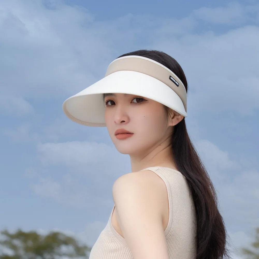 Sun Visor Hats for Women, Large Brim, UV Protection, Beach Cap, Summer